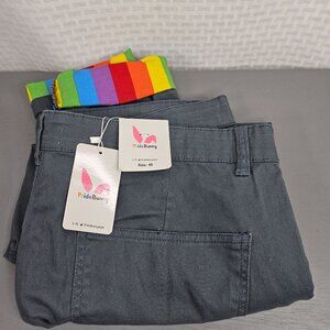 Pride Bunny Rainbow Cuffed Chinos Size 40